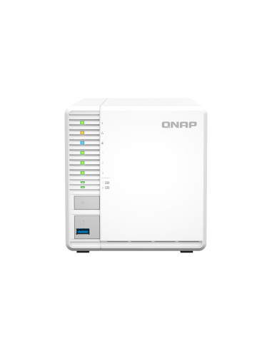 QNAP TS-364 NAS Tower Intel® Celeron® N5095 8 GB 0 TB QNAP Turbo System Bianco