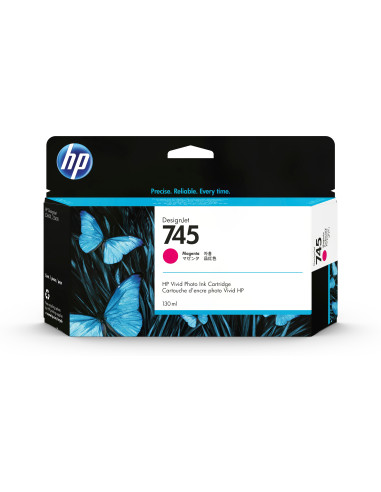 HP Cartuccia Inchiostro Magenta DesignJet 745, 130 ml