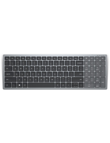 DELL KB740 tastiera Ufficio RF senza fili + Bluetooth QWERTY US International Grigio, Nero