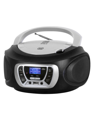 Trevi CMP 510 DAB Digitale 3 W DAB, DAB+, FM Nero Riproduzione MP3