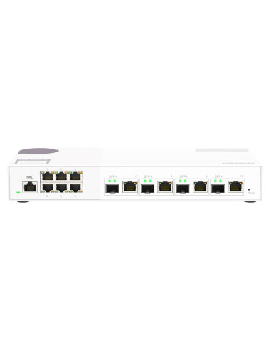 QNAP QSW-M2106-4C switch di rete Gestito L2 2.5G Ethernet (100 1000 2500) Bianco