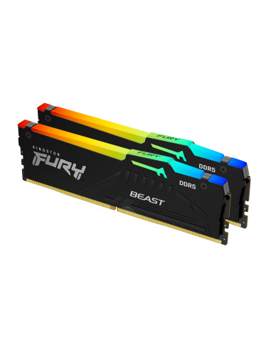 Kingston Technology FURY Beast 32 GB 6000 MT s DDR5 CL40 DIMM (Kit da 2 moduli) RGB