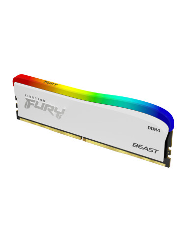 Kingston Technology FURY Beast 16GB 3600MT s DDR4 CL18 DIMM bianco RGB SE