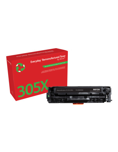 Everyday Toner rigenerato ™ di Xerox Nero compatibile con HP 305X (CE410X), High capacity