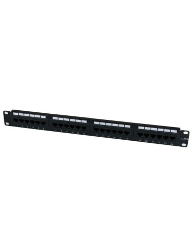 StarTech.com Patch Panel Cat 6 a 24 porte 1U - Pannello di cablaggio per rete Cat6