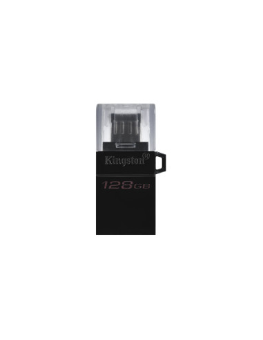 Kingston Technology DataTraveler microDuo3 G2 unità flash USB 128 GB USB Type-A   Micro-USB 3.2 Gen 1 (3.1 Gen 1) Nero