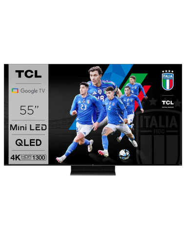 TCL C80 Serie Smart TV Mini LED 4K 55" 55C805, 144Hz, audio Onkyo, Dolby Vision IQ, Google TV