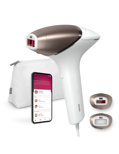 Philips Lumea Prestige 8000 Series Epilatore a luce pulsata IPL con Tecnologia SenseIQ e 2 accessori per viso e corpo BRI945 00