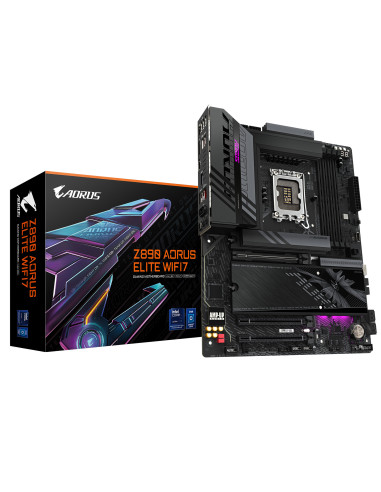 GIGABYTE Z890 AORUS ELITE WIFI7 Scheda Madre - Supporta CPU Intel Core Ultra (Serie 2), VRM a 16+1+2 fasi, fino a 8800MHz DDR5