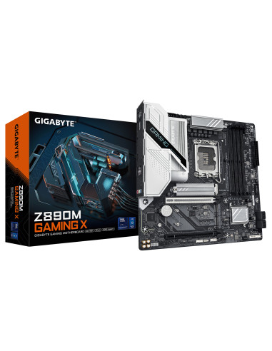 GIGABYTE Scheda madre Z890M GAMING X - Supporta CPU Intel Core Ultra (Serie 2), 8+1+2 fasi VRM, fino a 8800MHz DDR5 (OC),