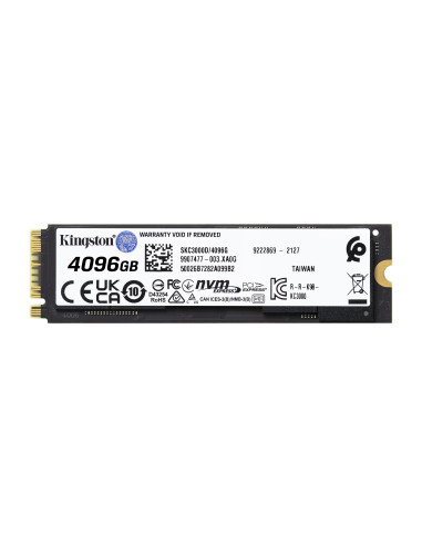 Kingston Technology 4096G KC3000 M.2 2280 NVMe SSD