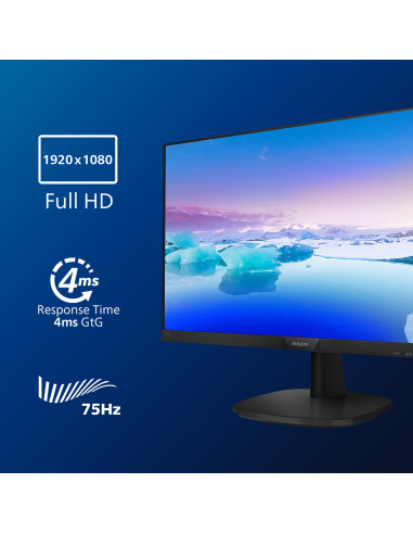 Philips V Line Monitor LCD Full HD 273V7QJAB 00