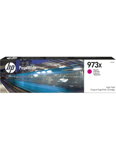 HP Cartuccia magenta ad alta capacità originale 973X PageWide