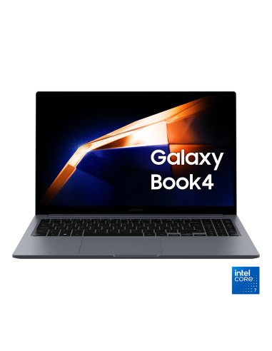 Samsung Galaxy Book4 Laptop, Intel® Core™ 7 150U, 16GB RAM, 512GB SSD, 15.6", Windows 11 Home, Moonstone Gray