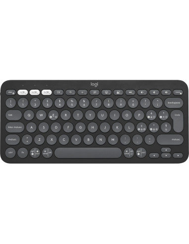 Logitech Pebble Keys 2 K380s tastiera Universale RF senza fili + Bluetooth QWERTY Italiano Grafite