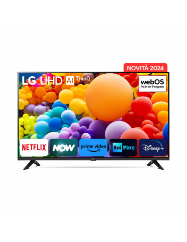 LG UHD AI 65'' Serie UT73 65UT73006LA, TV 4K, 3 HDMI, SMART TV 2024