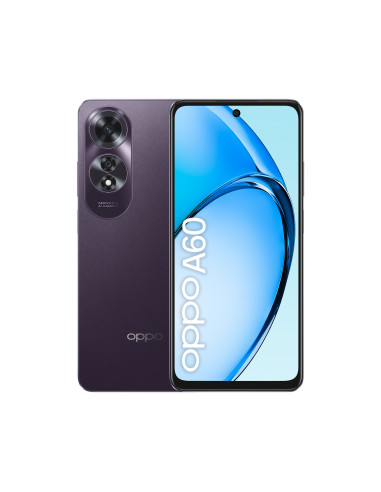 OPPO A60 Smartphone, AI Doppia Fotocamera 64+2MP, Selfie 8MP, Display 6.67” 90HZ AMOLED HD+, 5000mAh, RAM 8(Esp4GB 6GB 8GB)+ROM