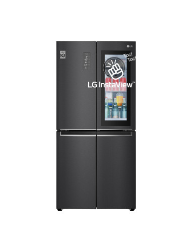 LG InstaView GMQ844MC5E frigorifero side-by-side Libera installazione 530 L E Nero