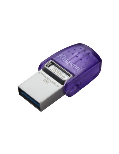 Kingston Technology DataTraveler 128GB microDuo 3C 200MB s dual USB-A + USB-C