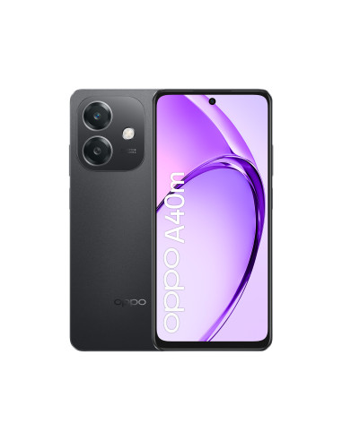 OPPO A40M Smartphone, Fotocamera AI 50MP, Selfie 5MP, Display 6.67” 90HZ LCD HD+, 5100mAh, RAM 16 GB (8+8) + ROM 256GB, IP54,