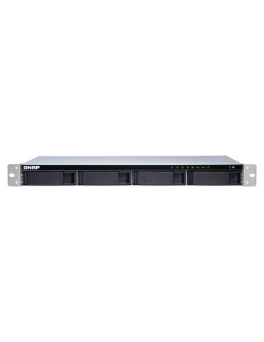 QNAP TS-431XeU NAS Rack (1U) Annapurna Labs Alpine AL-314 2 GB DDR3 0 TB QNAP QTS Nero, Acciaio inox