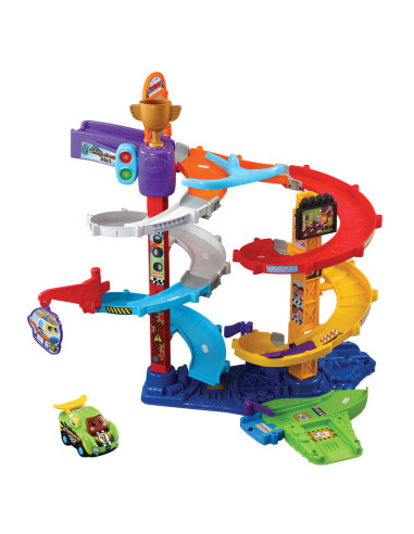 VTech Vroom Vroom Go - Mega Circuito 2 in 1