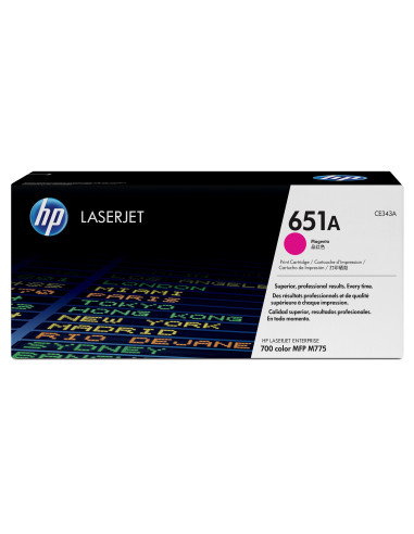 HP Cartuccia Toner originale magenta LaserJet 651A