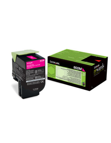 Lexmark 802M cartuccia toner 1 pz Originale Magenta