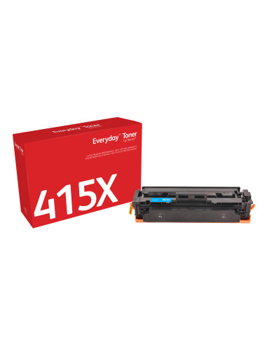 Everyday Toner ™ di Xerox Ciano compatibile con HP 415X (W2031X), High capacity