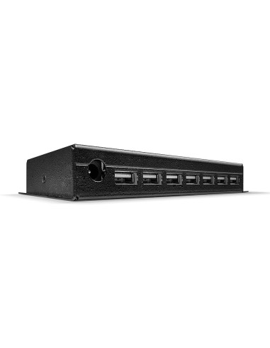 Lindy 42794 hub di interfaccia USB 2.0 Type-B 480 Mbit s Nero