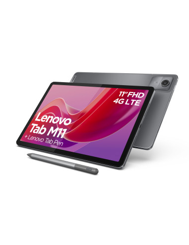 Lenovo Tab M11 TB330XU + Pen KTK G88 4GB 128GB LTE 10.95INCH 1920*1200 IPS 90Hz LUNA GREY ANDROID 13