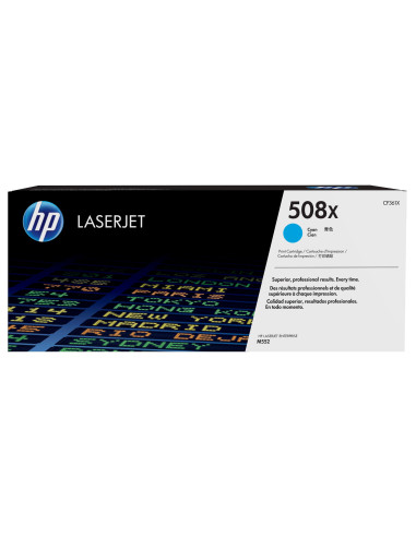 HP Cartuccia Toner ciano originale ad alta capacità LaserJet 508X