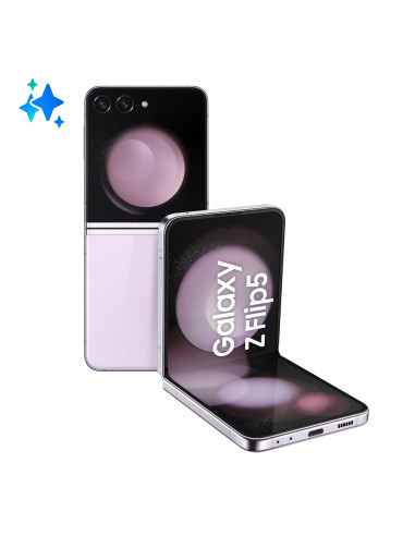 Samsung Galaxy Z Flip5 Smartphone AI RAM 8GB Display 3,4" Super AMOLED 6,7" Dynamic AMOLED 2X Lavender 256GB