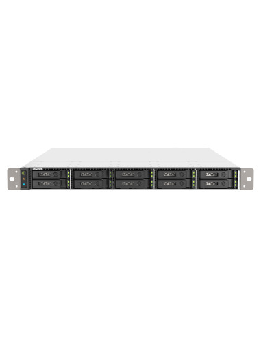 QNAP TS-h1090FU NAS Rack (1U) EPYC 7302P 128 GB DDR4 0 TB QuTS hero Nero, Grigio