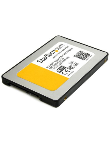 StarTech.com Adattatore SSD M.2 a 2,5" SATA III - Convertitore NGFF Disco rigido a stato solido SSD con custodia protettiva