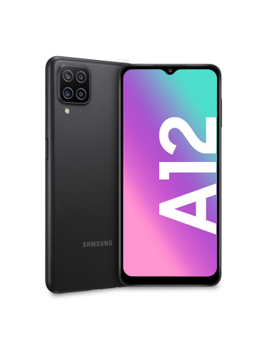 Samsung Galaxy A12 SM-A127FZKKEUE smartphone 16,5 cm (6.5") Doppia SIM 4G USB tipo-C 4 GB 128 GB 5000 mAh Nero