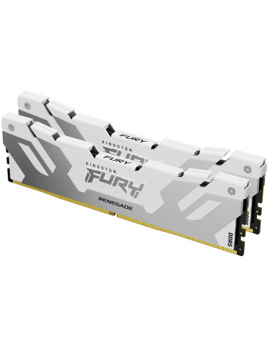 Kingston Technology FURY 64GB 6400MT s DDR5 CL32 DIMM (Kit da 2) Renegade White XMP