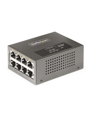 StarTech.com Iniettore PoE++ Multi-Gigabit a 4 porte, Ethernet 5 2.5 1G (NBASE-T), PoE PoE+ PoE++ (802.3af 802.3at 802.3bt),