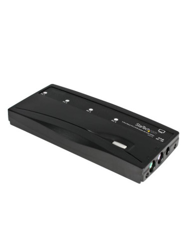 StarTech.com Kit switch KVM PS 2 4 porte colore nero con cavi