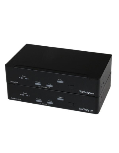 StarTech.com Extender console KVM DVI USB con connessione seriale e audio via fibra MM - 2km