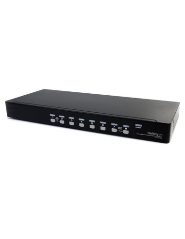 StarTech.com Switch KVM VGA USB a 8 porte montabile su rack con audio (cavi audio inclusi)