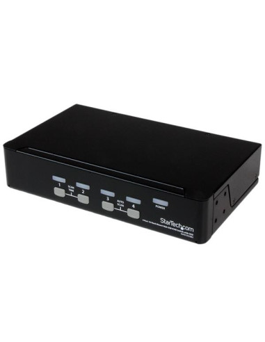 StarTech.com Switch KVM USB 4 porte, montabile a rack 1U, con OSD