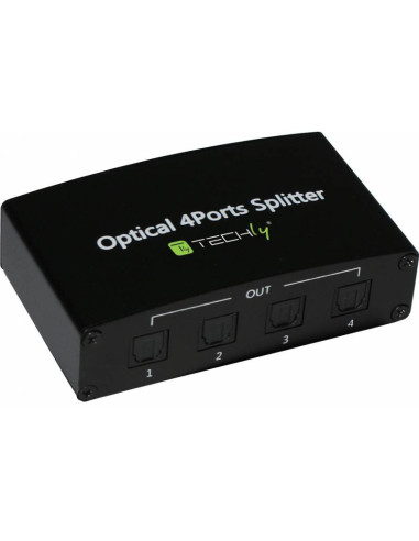 Techly Splitter Audio Digitale Toslink 4 Porte IDATA TOS-SP4