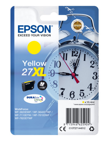 Epson Alarm clock Cartuccia Sveglia Giallo Inchiostri DURABrite Ultra 27XL