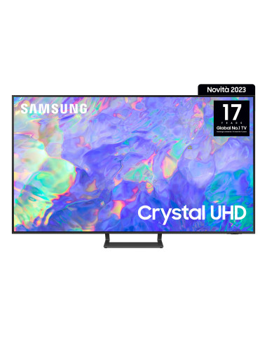 Samsung Series 8 TV UE65CU8570UXZT Crystal UHD 4K, Smart TV 65" Dynamic Crystal color, OTS Lite, Titan Gray 2023