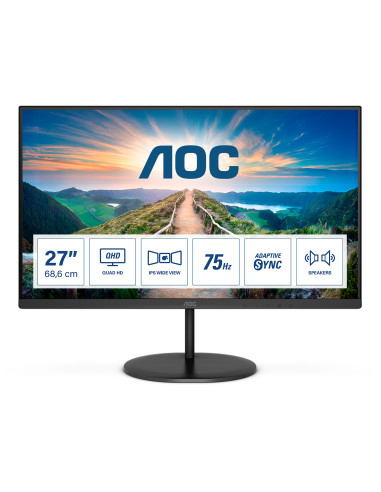 AOC V4 Q27V4EA LED display 68,6 cm (27") 2560 x 1440 Pixel 2K Ultra HD Nero