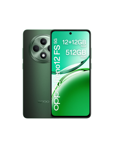 OPPO Reno12 FS 5G AI Smartphone, Tripla fotocamera 50+8+2MP, Selfie 32MP, Display 6.67” 120HZ AMOLED FHD+, 5000mAh, RAM 24 GB