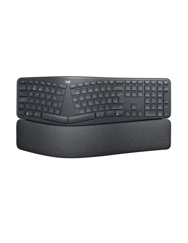 Logitech Ergo K860 tastiera Ufficio RF senza fili + Bluetooth US International Grafite