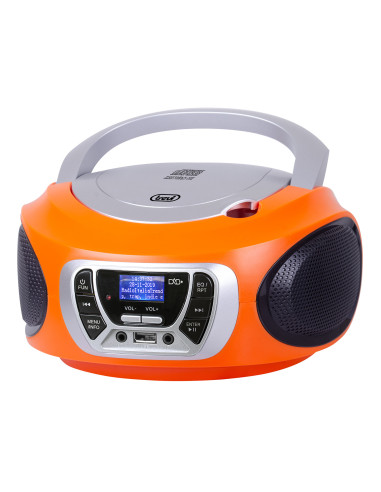 Trevi CMP 510 DAB Digitale 3 W DAB, DAB+, FM Arancione Riproduzione MP3