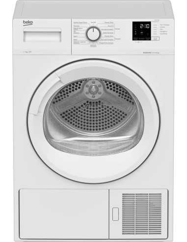 Beko DRXS712W asciugatrice Libera installazione Caricamento frontale 7 kg A+ Bianco